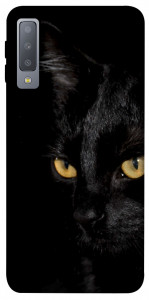 Чехол Черный кот для Galaxy A7 (2018)