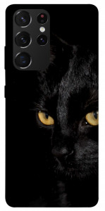 Чехол Черный кот для Galaxy S21 Ultra