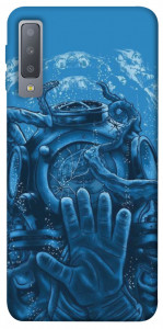 Чехол Astronaut art для Galaxy A7 (2018)