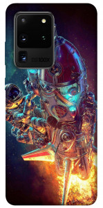 Чехол Космический корабль для Galaxy S20 Ultra (2020)