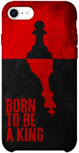 Чехол Born to be a king для iPhone SE (2020)