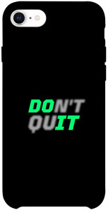 Чехол Don't quit для iPhone SE (2020)