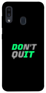 Чехол Don't quit для Samsung Galaxy A20 A205F