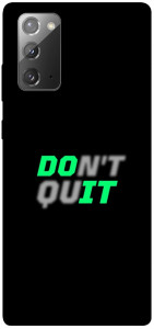 Чехол Don't quit для Galaxy Note 20