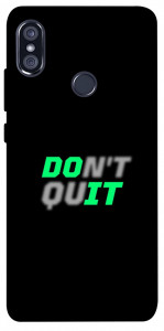 Чехол Don't quit для Xiaomi Redmi Note 5 (DC)