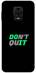 Чехол Don't quit для Xiaomi Redmi Note 9 Pro