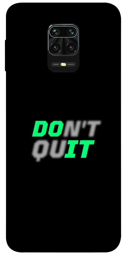 Чохол Don't quit для Xiaomi Redmi Note 9 Pro