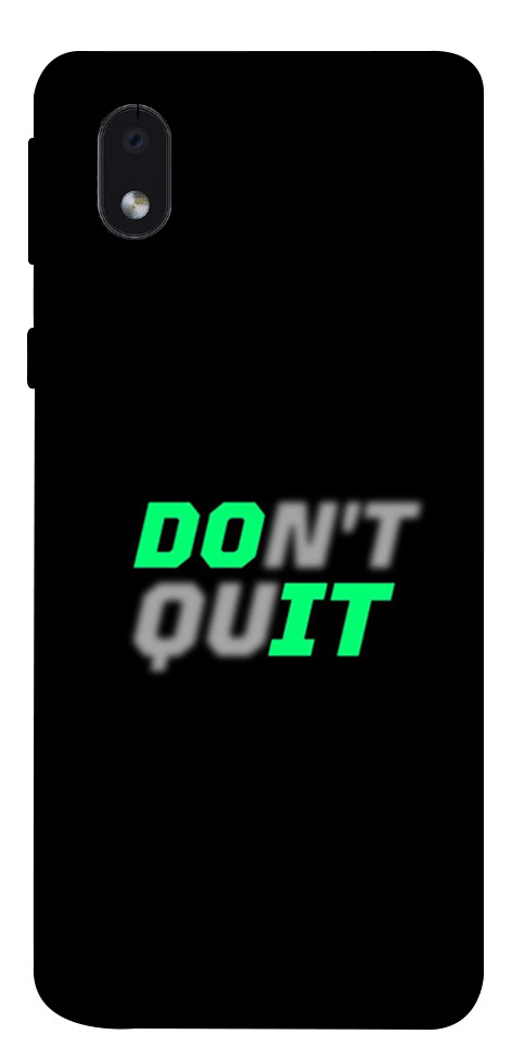 Чехол Don't quit для Galaxy M01 Core
