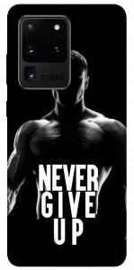 Чехол Never give up для Galaxy S20 Ultra (2020)