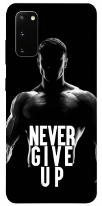 Чехол Never give up для Galaxy S20 (2020)