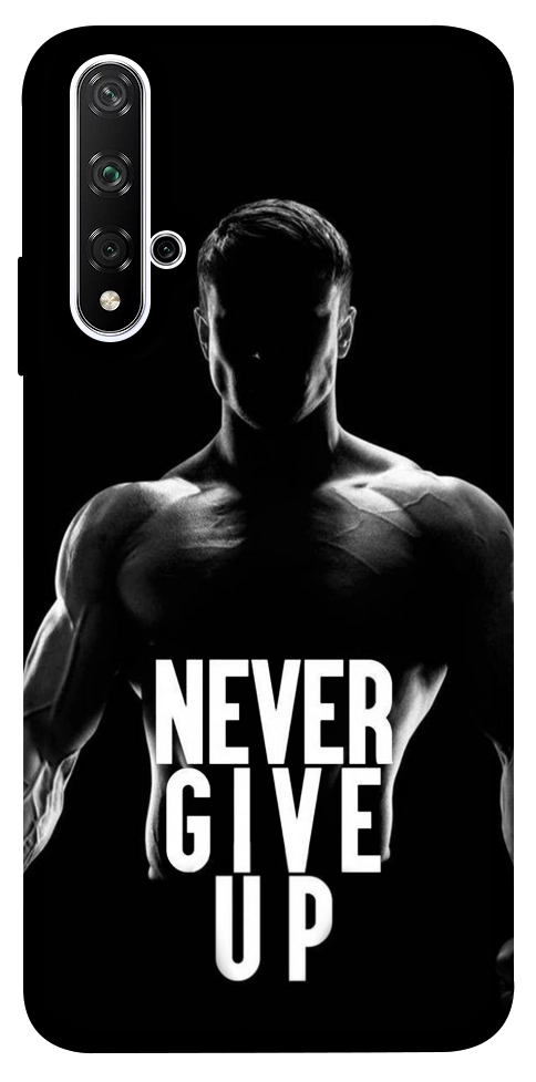 Чохол Never give up для Huawei Honor 20