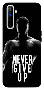 Чохол Never give up для Realme 6