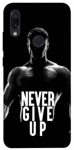 Чехол Never give up для Xiaomi Redmi Note 7S