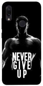 Чохол Never give up для Xiaomi Redmi Note 7