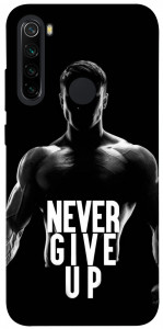 Чехол Never give up для Xiaomi Redmi Note 8