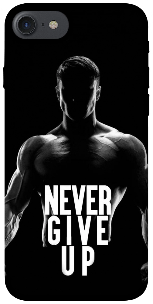 Чехол Never give up для iPhone 8