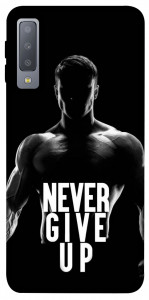 Чохол Never give up для Galaxy A7 (2018)