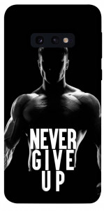 Чехол Never give up для Galaxy S10e