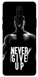 Чехол Never give up для OnePlus 8