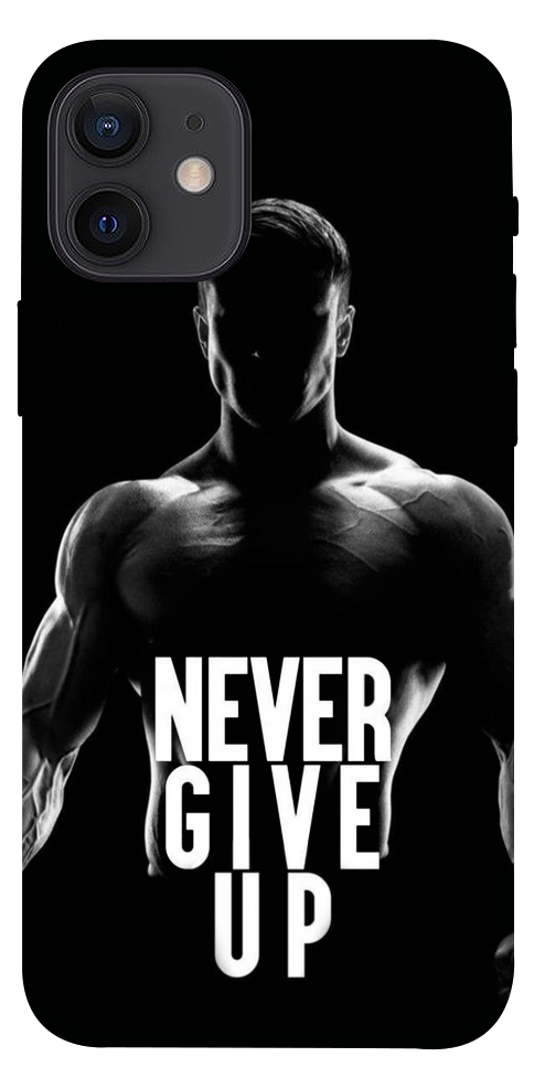 Чохол Never give up для iPhone 12