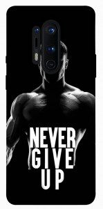 Чохол Never give up для OnePlus 8 Pro