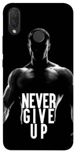 Чехол Never give up для Huawei P Smart+