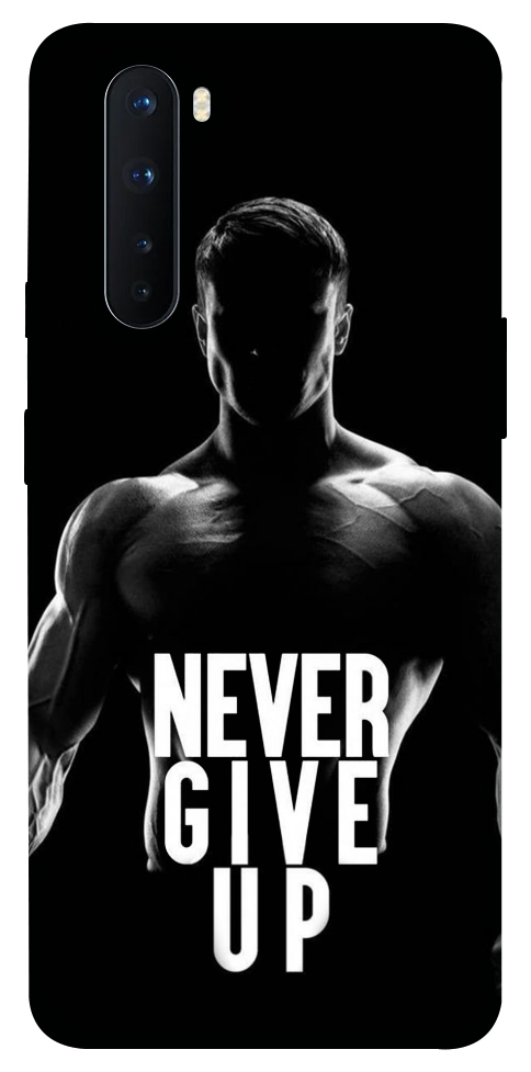 Чохол Never give up для OnePlus Nord