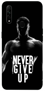 Чехол Never give up для Oppo A31