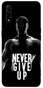 Чохол Never give up для Oppo A31