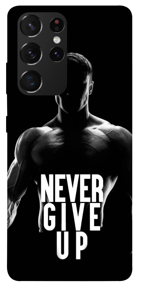 Чехол Never give up для Galaxy S21 Ultra