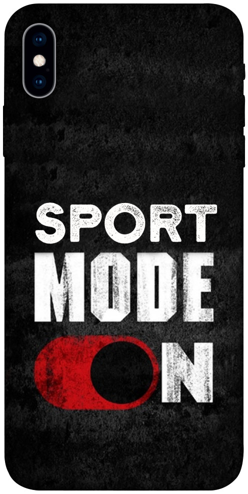 Чехол Sport mode on для iPhone XS