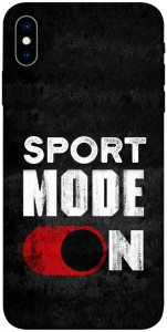 Чехол Sport mode on для iPhone X (5.8")