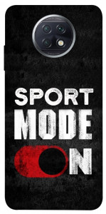 Чехол Sport mode on для Xiaomi Redmi Note 9T