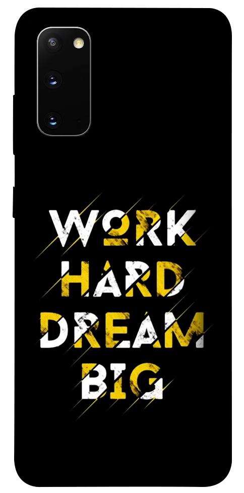 Чехол Work hard для Galaxy S20 (2020)