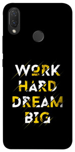 Чехол Work hard для Huawei P Smart+