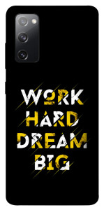 Чехол Work hard для Galaxy S20 FE