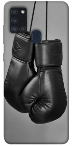 Чохол Чорні боксерські рукавички для Galaxy A21s (2020)