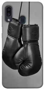 Чехол Черные боксерские перчатки для Samsung Galaxy A20 A205F