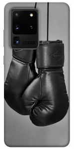 Чехол Черные боксерские перчатки для Galaxy S20 Ultra (2020)