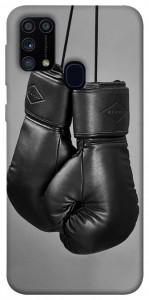 Чехол Черные боксерские перчатки для Galaxy M31 (2020)