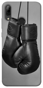 Чехол Черные боксерские перчатки для Huawei P Smart (2019)