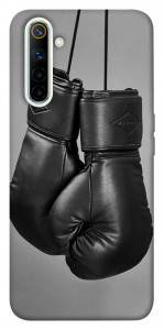 Чехол Черные боксерские перчатки для Realme 6