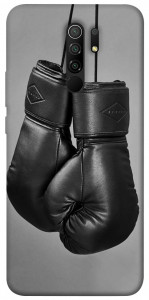 Чехол Черные боксерские перчатки для Xiaomi Redmi 9