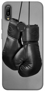 Чехол Черные боксерские перчатки для Huawei Y6 (2019)