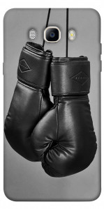 Чехол Черные боксерские перчатки для Galaxy J5 (2016)