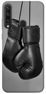 Чохол Чорні боксерські рукавички для Huawei Y6p