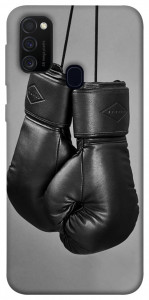 Чехол Черные боксерские перчатки для Samsung Galaxy M30s
