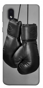 Чехол Черные боксерские перчатки для Samsung Galaxy M01 Core