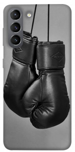 Чехол Черные боксерские перчатки для Galaxy S21