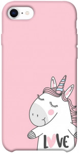 Чехол Unicorn love для iPhone SE (2020)